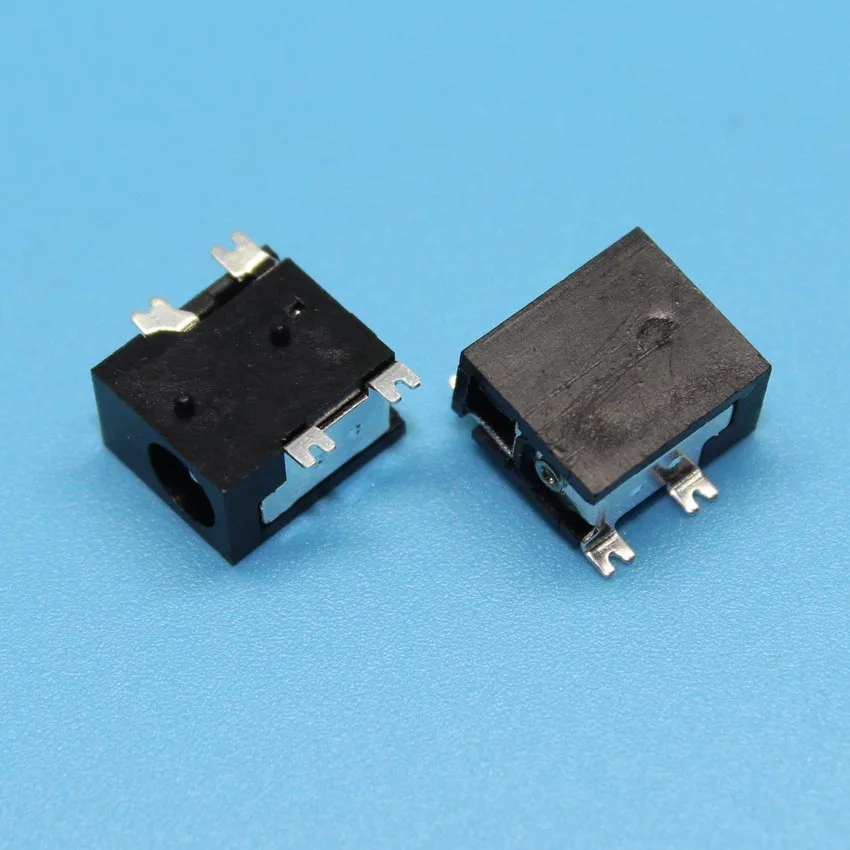 YuXi Digital Cameras and DV Widely Using 4pin SMT Power DC Jack Connector Socket, Hole dia 3.5mm Pin 1.3mm, Size 9.5x8x5.2mm