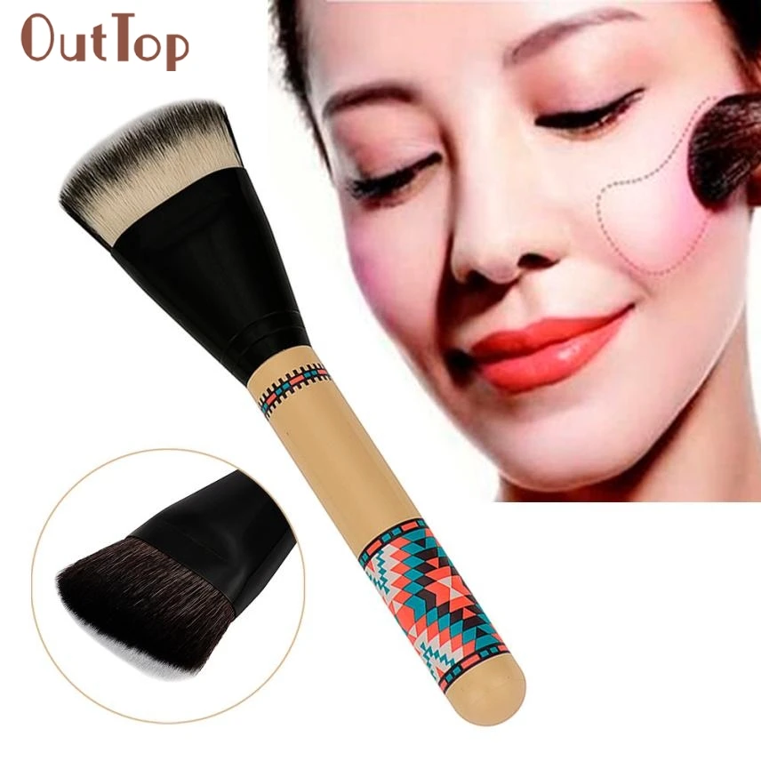 

Beauty Girl Double Sided Hair Dispersion Powder Blush Makeup Cosmetic Brushes Tool F14X15