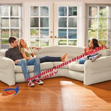 INTEX надувной секционный угловой диван водонепроницаемый Neatural надувной диван гостиная с удобными подлокотниками и спинкой