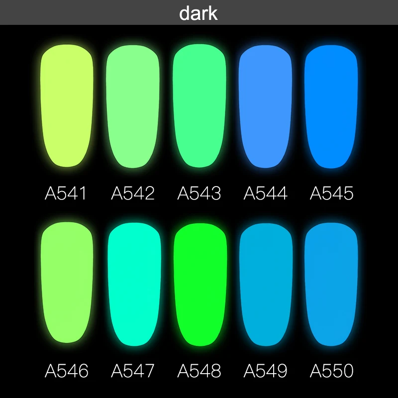 ROSALIND Neon Nail Gel Polish Luminous Hybrid Varnish Top Base Gel Manicure For Nails Art Gel Nail
