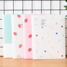 1 шт. маленькая свежая папка Студенческая бумажная клипса папка для информации офисная книга Qingfangfang 30 в серии справочной книги