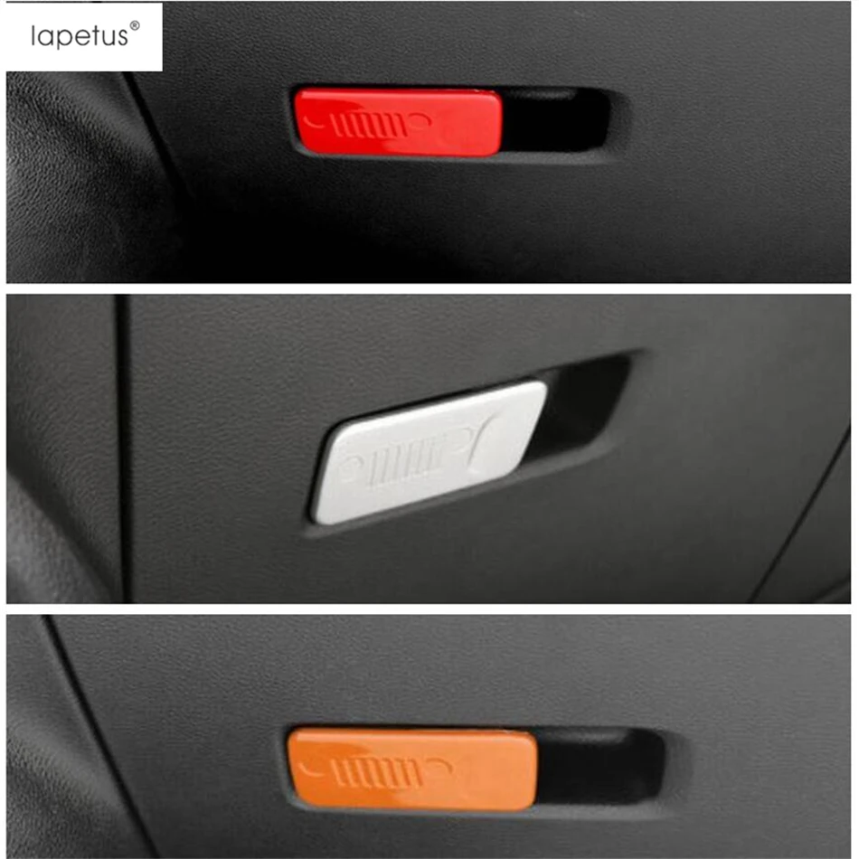 Lapetus Accessories For Jeep Compass 2017 2018 2019 Glove font b Box b font Handle Cover