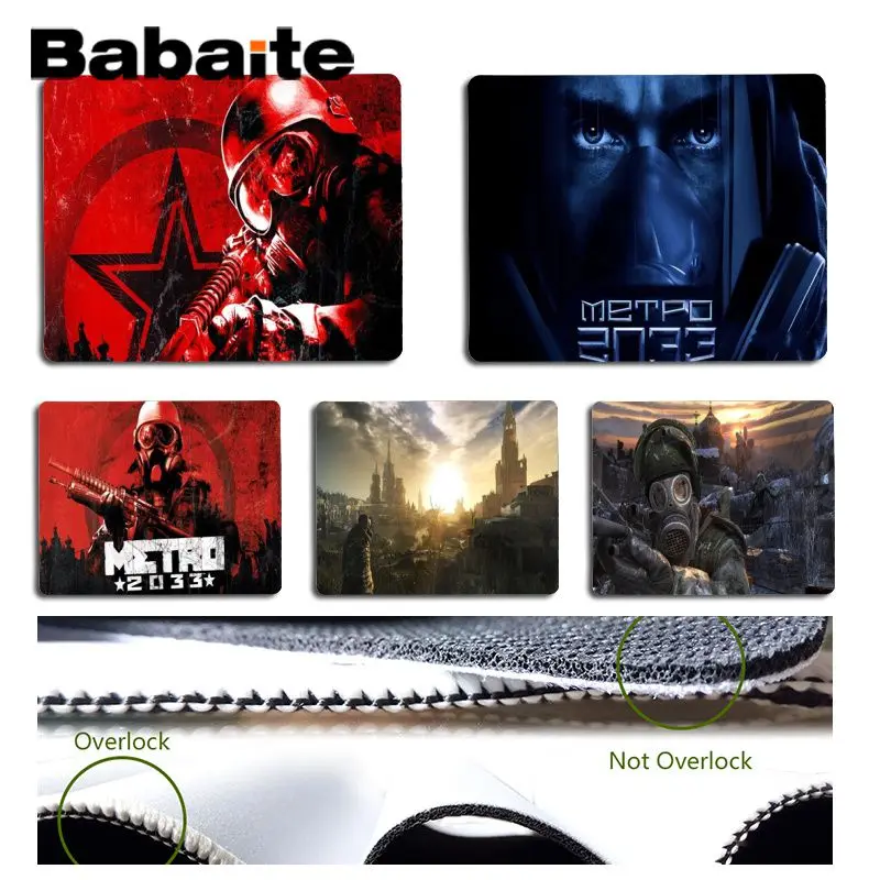 Babaite New Designs Metro 2033 Silicone Pad to Mouse Game Size for 180x220x2mm and 250x290x2mm Design | Компьютеры и офис