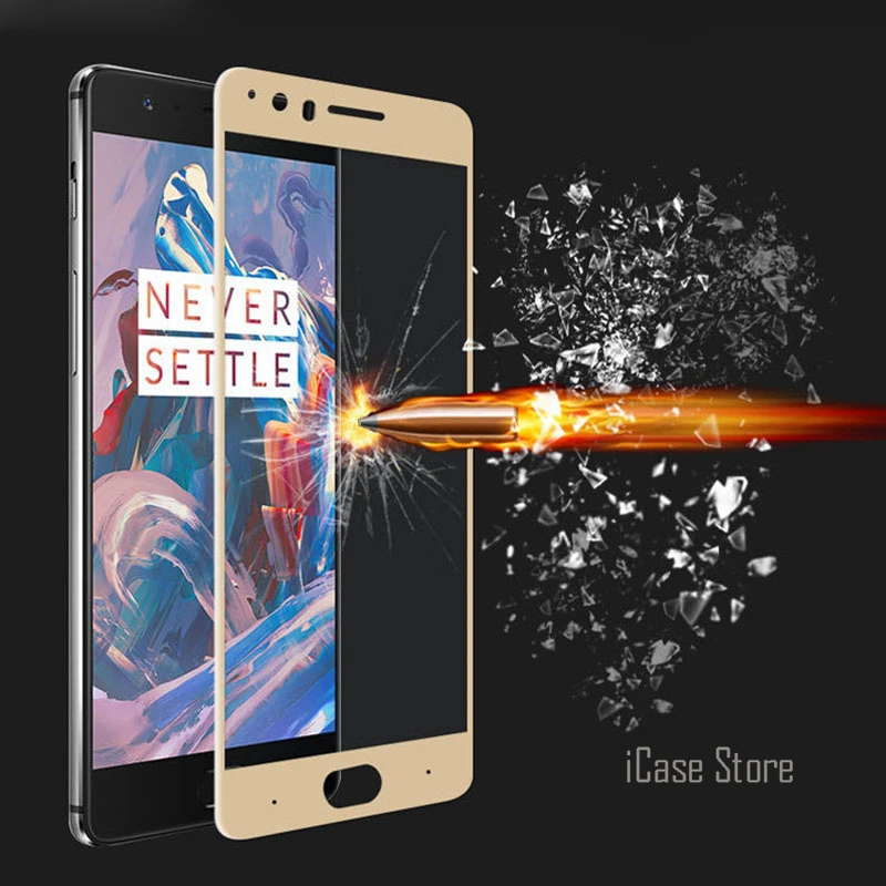 9H полное покрытие из закаленного стекла для Oneplus 5 A5000 3 a3000 3T a3003 a3010 1 + Защитная