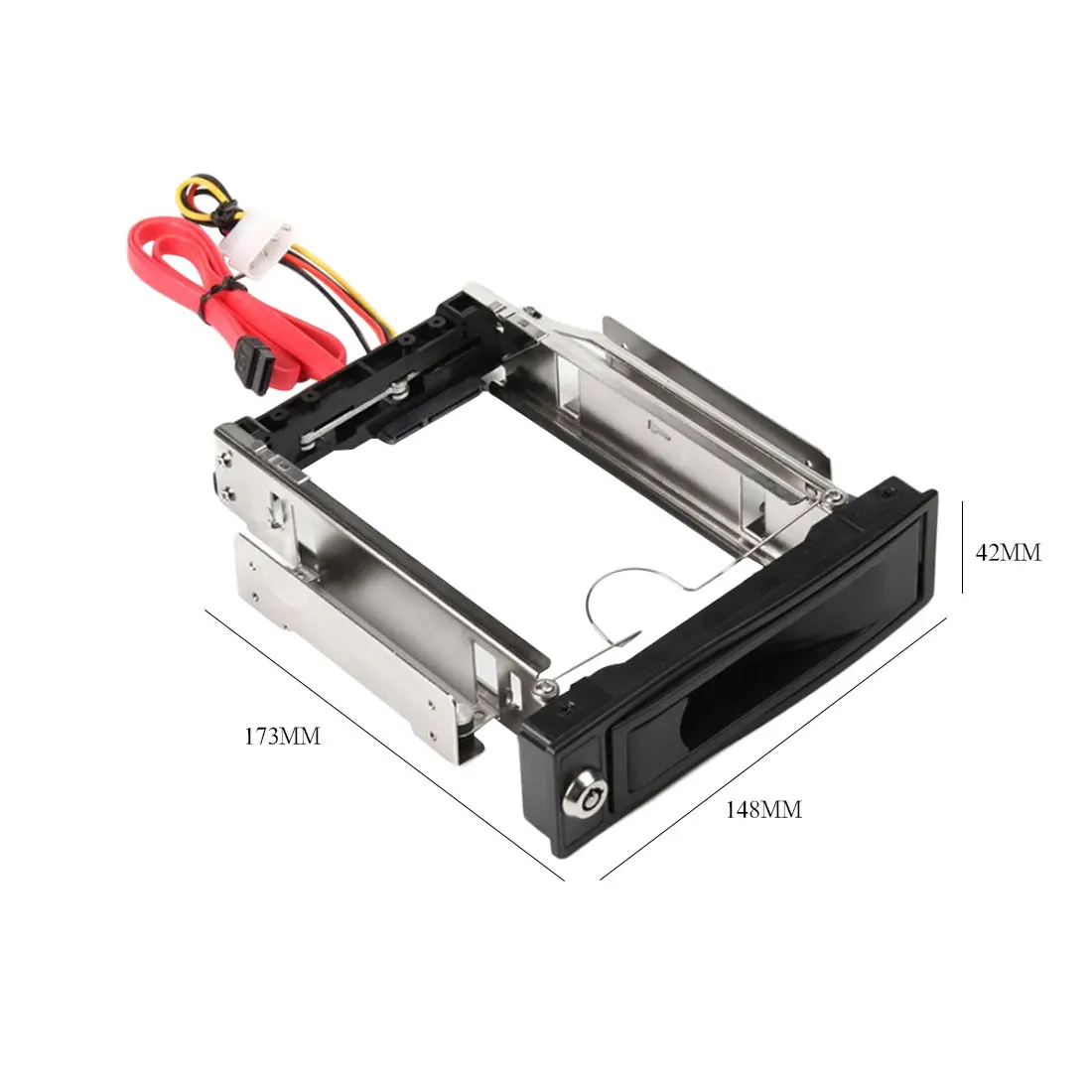 

Etmakit Hot Tool-free Serial ATA HDD Rom 3.5" SATA SSD/HDD Mobile Rack with Trayless Hot Swap Internal Hard Drive Disk Enclosure