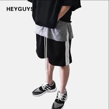 HEYGUYS новые модные шорты мужские уличные настоящие американские размеры подходят хип-хоп фитнес тонкая мужская одежда Южная Корея одежда шорты M LXL