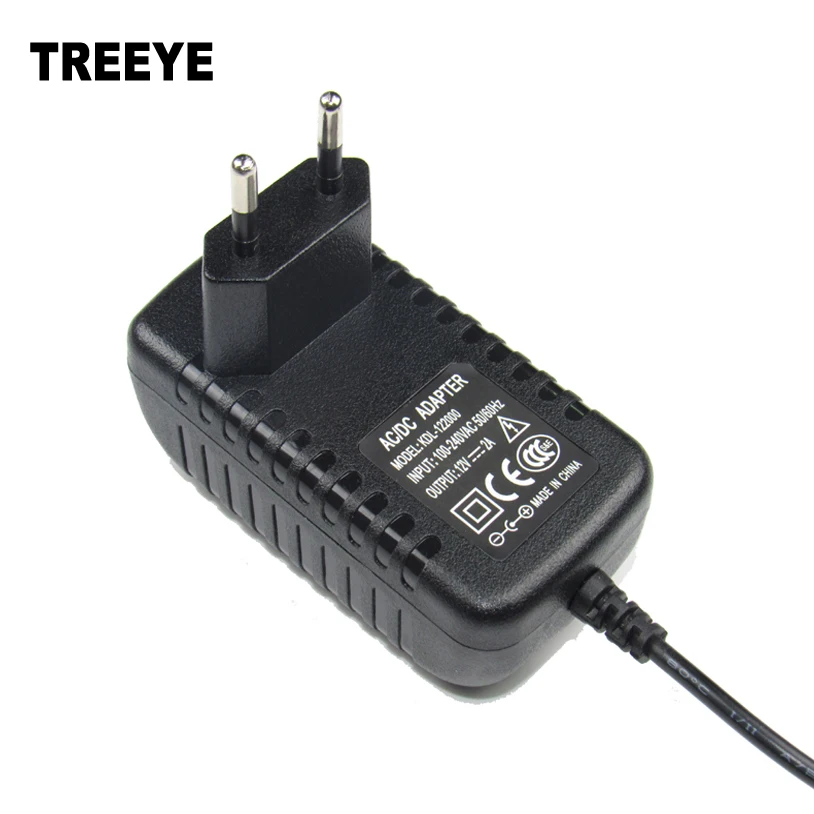 

DC12V 2A CCTV Power Adapter LED Stripe Power Supply Supplies EU plug 5.5*2.1mm Input 100V~240V