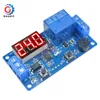 Minuterie numérique LED 12V DC, relais de Cycle, minuterie de retard, panneau de commande, interrupteur, déclencheur, Module Programmable pour voiture automatique avec Buzzer ► Photo 1/6