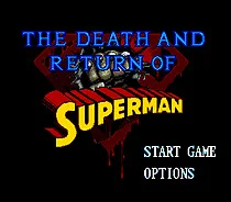 Смерть и Возвращение Супермена 16 бит MD карточная игра для Sega 16bit игры