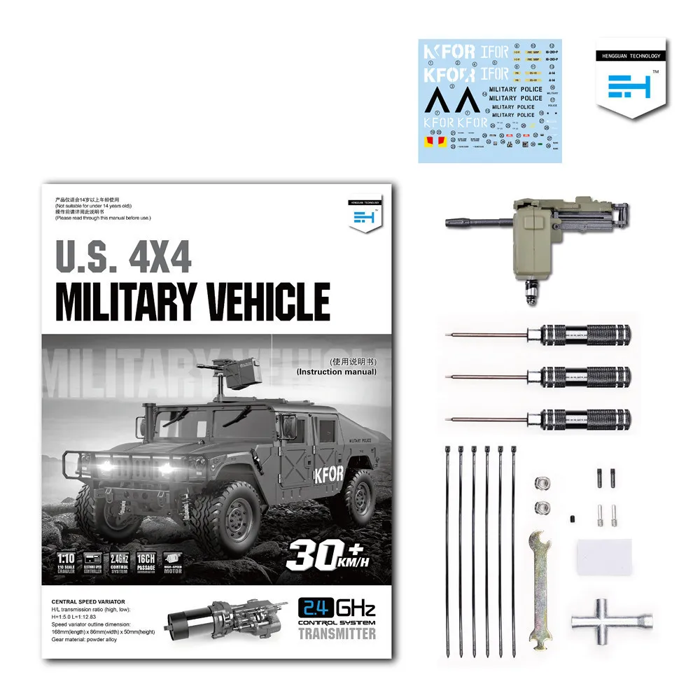 HG P408 1/10 2,4G 4WD 16CH 30 км/ч Rc модель автомобиля U. S.4X4 военный автомобиль грузовик без зарядного устройства