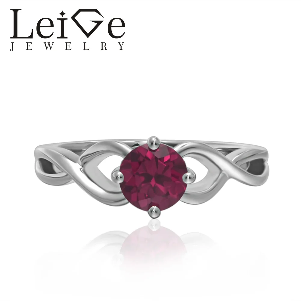 Leige Jewelry Round Cut Solitaire Lab Ruby Rings Wedding Rings for Women Sterling Silver 925 July Birthstone
Leige Jewelry Round Cut Solitaire Lab Ruby Rings Wedding Rings for Women Sterling Silver 925 July Birthstone
