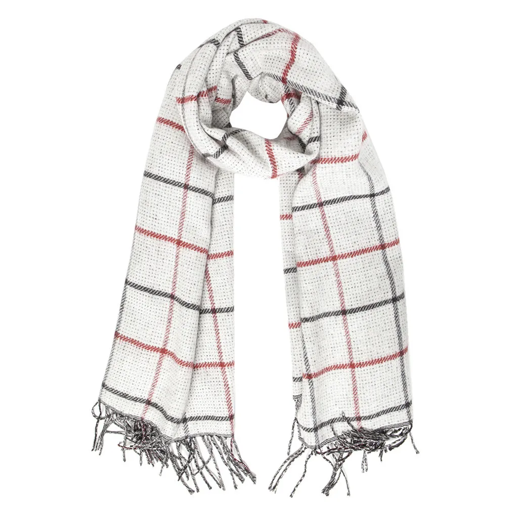 

Designer 2019 spring winter women scarf plaid warm cashmere scarves shawls luxury brand neck bandana pashmina lady wrap #Zer