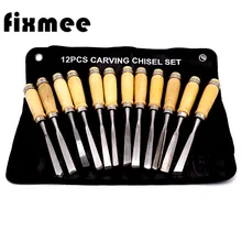 12 шт. резьба по дереву долото набор ручной деревообрабатывающий DIY инструмент нож