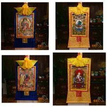 Буддийские принадлежности 4р-60 см Thang-ga Thangka-эффективная защита Ваджрасаттва Гуру Ринпоче медицина Будда искусство