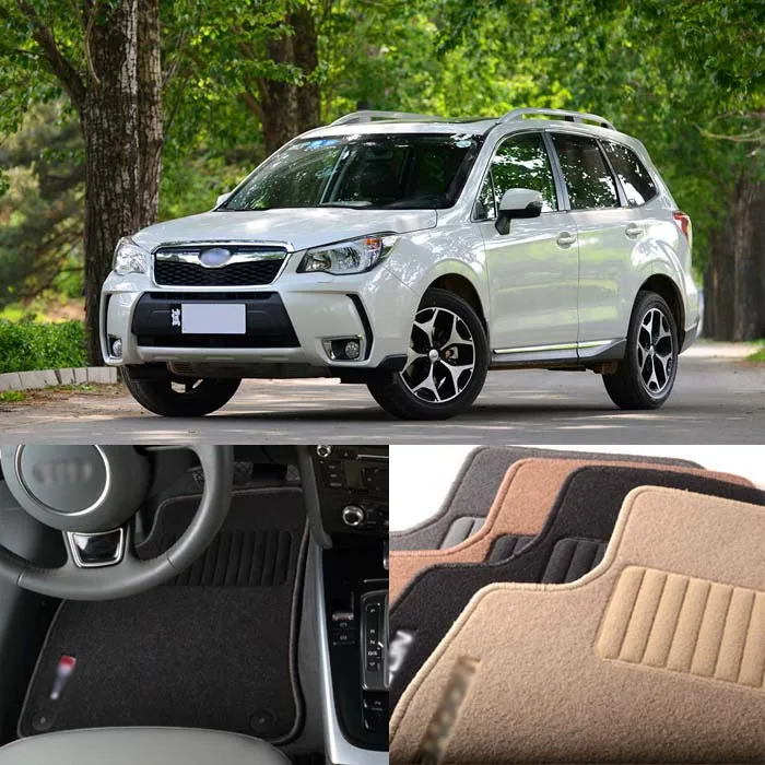 5pcs Premium Auto Fabric Nylon Anti slip Floor Mats Carpet For Subaru