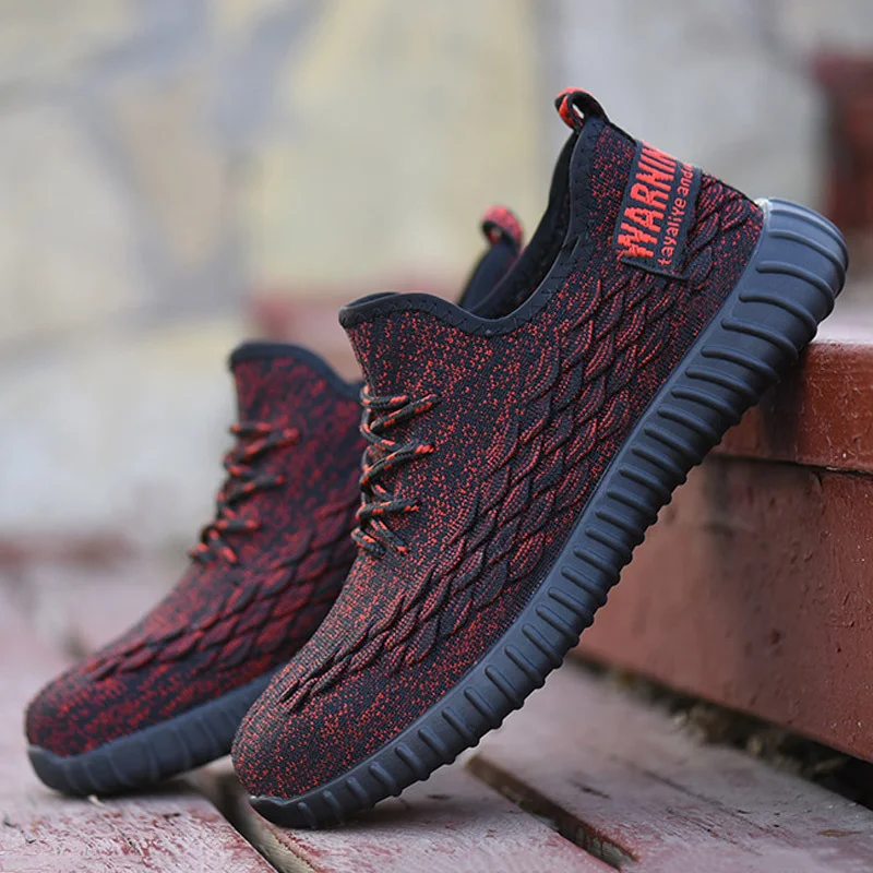 Мужская обувь рабочие ботинки со стальным носком Рабочая безопасная летние