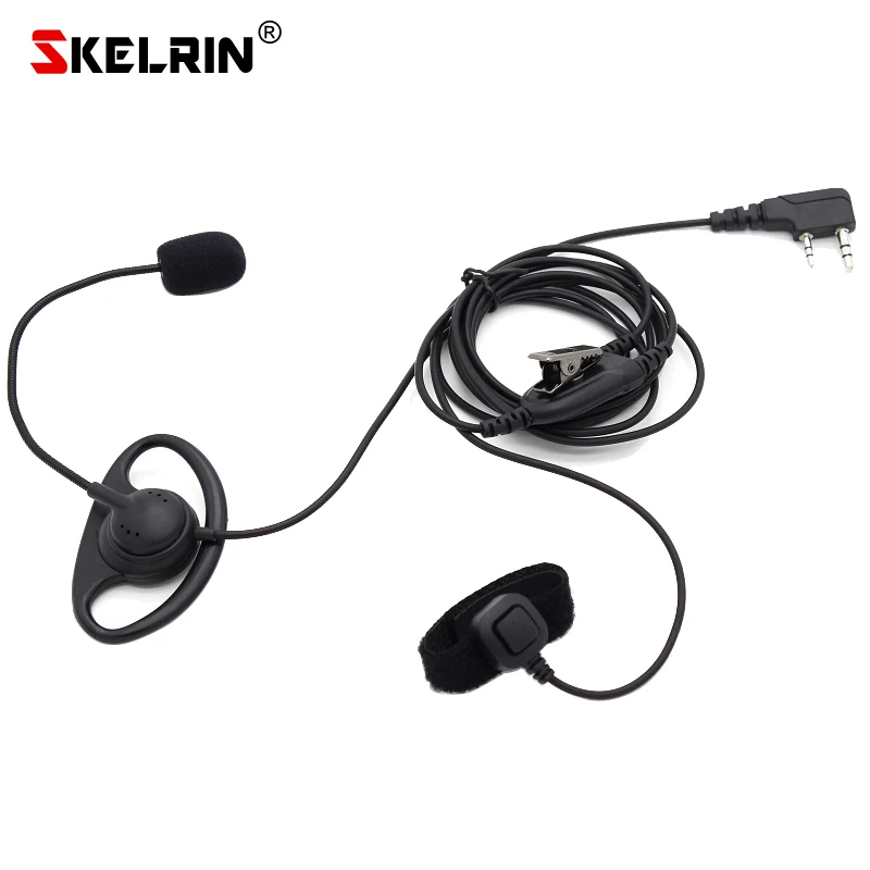 SKELRIN Finger PTT портативная рация с наушниками микрофоном для BaoFeng UV-5R BF-888S Retsvis H777 UV-B5 TYT
