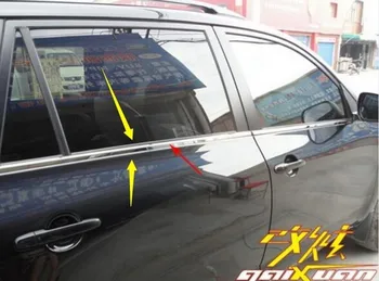 

06-11 RAV4 RAV4 (US model), setting 4 stainless steel cutting window at the end of 2006 2007 2008 20092010 2011 2012