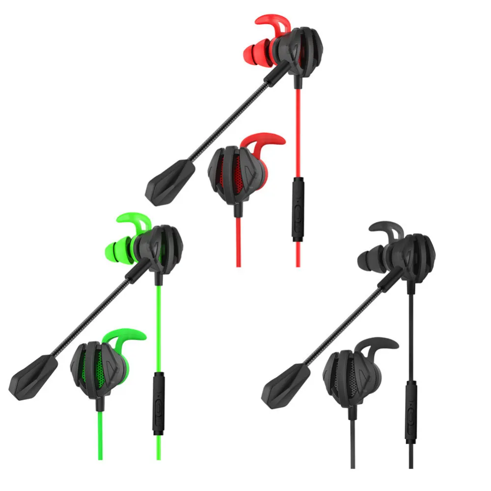 Наушники вкладыши 3D XBS BASS 3 5 мм игровая гарнитура с микрофоном проводные наушники