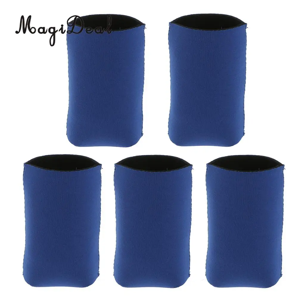 MagiDeal 5Pcs/Lot Neoprene Cooling Beer Drinks Bottle Tin Can Cooler Sleeve Holder Birthday Hens Nigth Party Favors Gifts