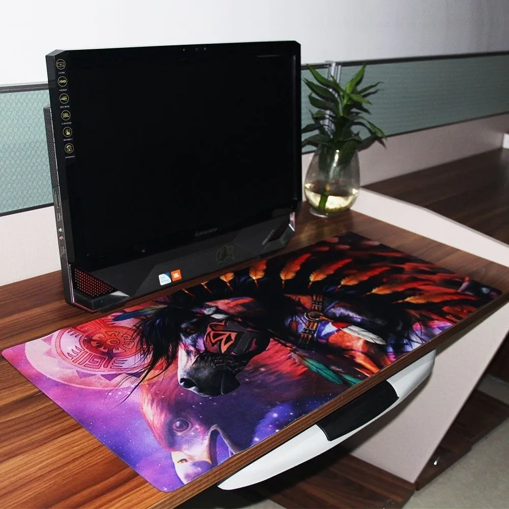 900 x 400 mm XL Large Mouse Pad Gaming Mousepad Locking Edge Natural Rubber Non-Slip Mouse Pads For