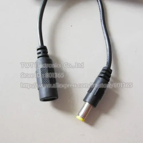 

DC extension 2.1mm X 5.5mm power cord/cable CCTV extender Male to Female 10Qty,Free shipping
