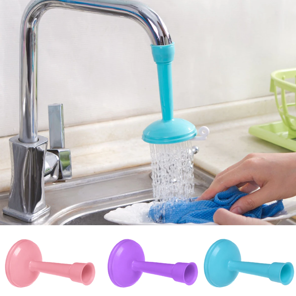 

Water Saving Tap Adjustable Kitchen Faucet Sprayers Filter Nozzle Swivel Spout Bathroom Accessories
