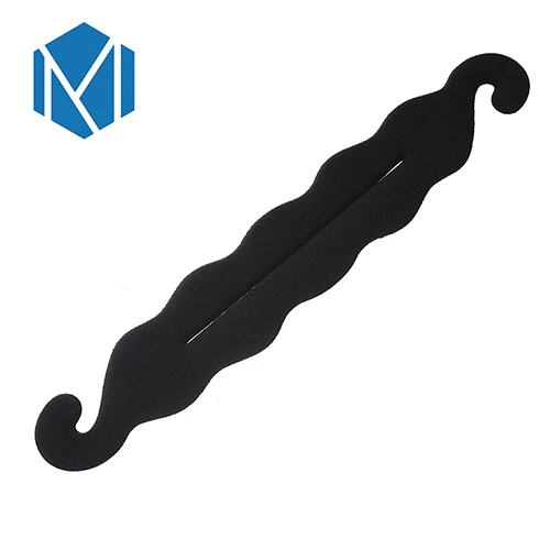 M MISM 24 см/9,45 дюйма перламутровая губка для волос, инструмент для создания волос, аксессуары для волос - Цвет: black