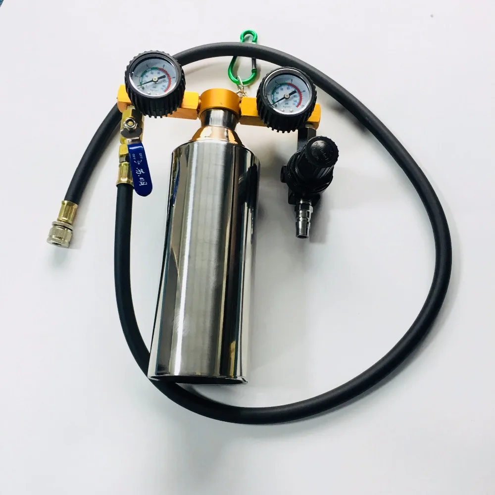 

Double Meter Injector Cleaner Tool Non-Dismantle Bottle Repair Tool With Pressure Gauge Universal Auto Car Gasoline Fuel System