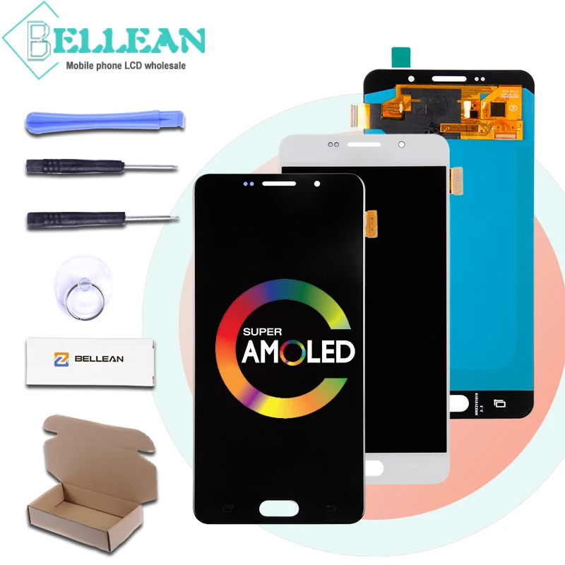 Discount Catteny A710 Display For Samsung Galaxy A7 2016 Lcd Display With Touch Screen Digitizer Assembly A710F LCD Screen+Tools Discount Catteny A710 Display For Samsung Galaxy A7 2016 Lcd Display With Touch Screen Digitizer Assembly A710F LCD Screen+Tools