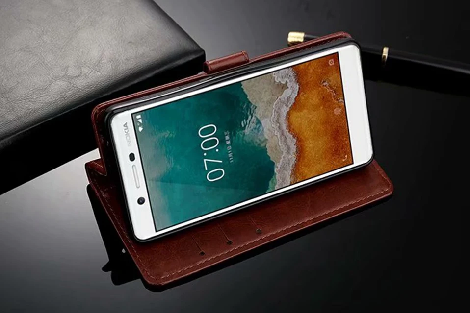 Flip Case For Nokia 7 Plus X6 Cover For Nokia 8 9 Funda Silicone Shockproof Wallet Phone Case For Nokia 6 2018 8 Sirocco 9 Cases (2)