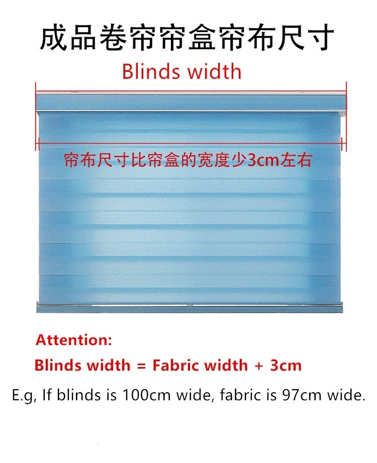 zebra blind,Venetian blinds, waterproof and oil-proof blinds, 32 colors for choice