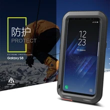 GalaxyS8 металлический чехол LOVE MEI Doom Metal бронированный противоударный чехол для Samsung Galaxy S8 Чехлы прочная Обложка S8 плюс