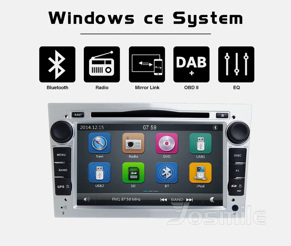 Sale 2 Din Car Radio Multimedia Player For Opel Vectra C Zafira B Corsa D C Astra H G J Meriva B Vivaro GPS Navigation DVD Audio RDS 0