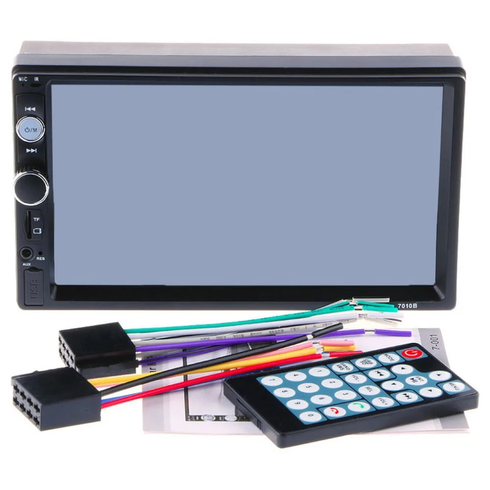 

7 inch Dual Din Car MP3 MP4 MP5 Player FM Radio Support Card-Reading Function & Bluetooth Hands-free Call & Car Backing First