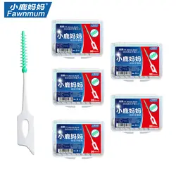 Массажная силиконовая зубочистки для чистки межзубных пространств, 100 штук Inter зубные щетки Зубная Чистка десен мягкие выбирает