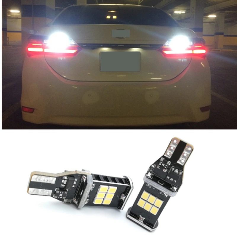 

2x T15 W16W Canbus White LED Backup Reverse Light For E90 E60 E65 E66 E67 E63 E85 E86 M3 E89 F10 F18 F12 F13 F07 M5 M6 Z4 F01