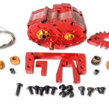 Два 2 коробка переключения скоростей Передаточное отношение: 1: 64/1: 16 крест RC8WD Tamiya осевой SCX10 экскаватор инженерно-тягач