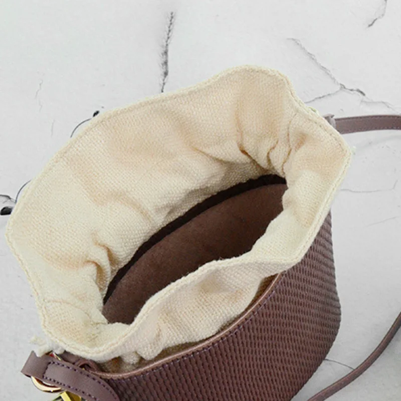 Summer Fashion Women Drawstring Straw Bags INS Popular Female Beach Travel Handbag Lady Knit Shoulder Bag Weave Crossbody SS3376 (11)