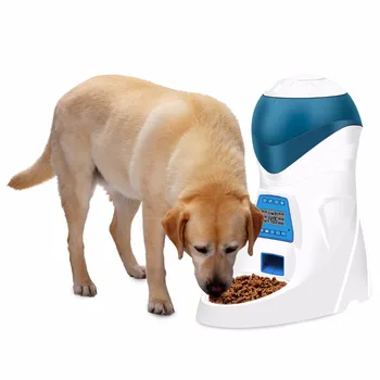 

Automatic Pet Feeder with Voice Reminding and Timer Programmable, 6-Meal for Dogs (Large, Medium and Small) and Cats