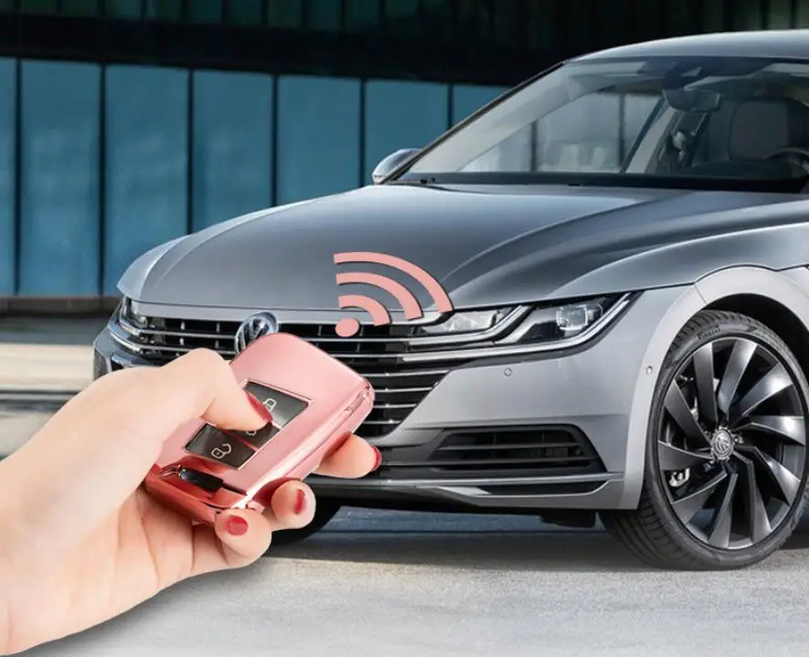 Чехол для автомобильного ключа из ТПУ Volkswagen B8 Passat 2017 2018 Jetta 2019 Golf Magotan Skoda Superb A7