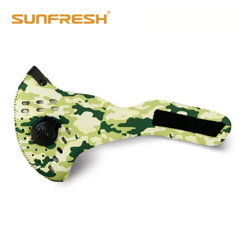 Модная противопылевая маска для езды на рот, унисекс, велосипедные маски, защитный фильтр, противопылевая маска, для мужчин и женщин, для бега, дышащая - Цвет: 005E007