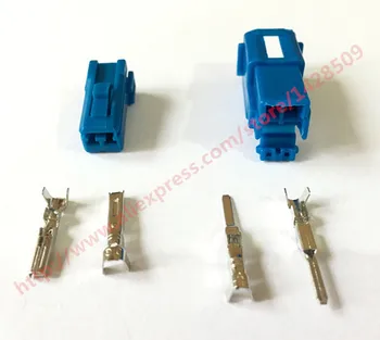 

20 Set 2 Pin Female Male Audio Socket Tweeter Plug Auto Automotive Instrument Station Connector 174463-1 For Mazda CX5