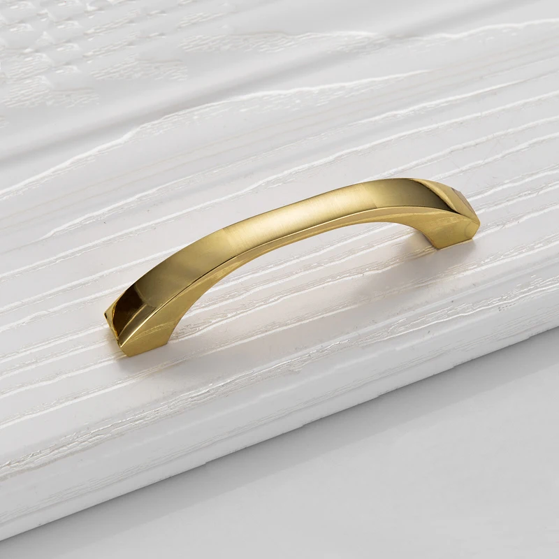 مقابض عصرية للأبواب المطبخ المقابض أثاث خزانة دولاب مقبض الذهب درج التأثيرات