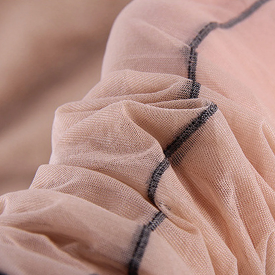 Wholesale Nylon Stockings Women's Sexy Perspective Striped Stockings Lady Thigh High Pantyhose Long Stocking