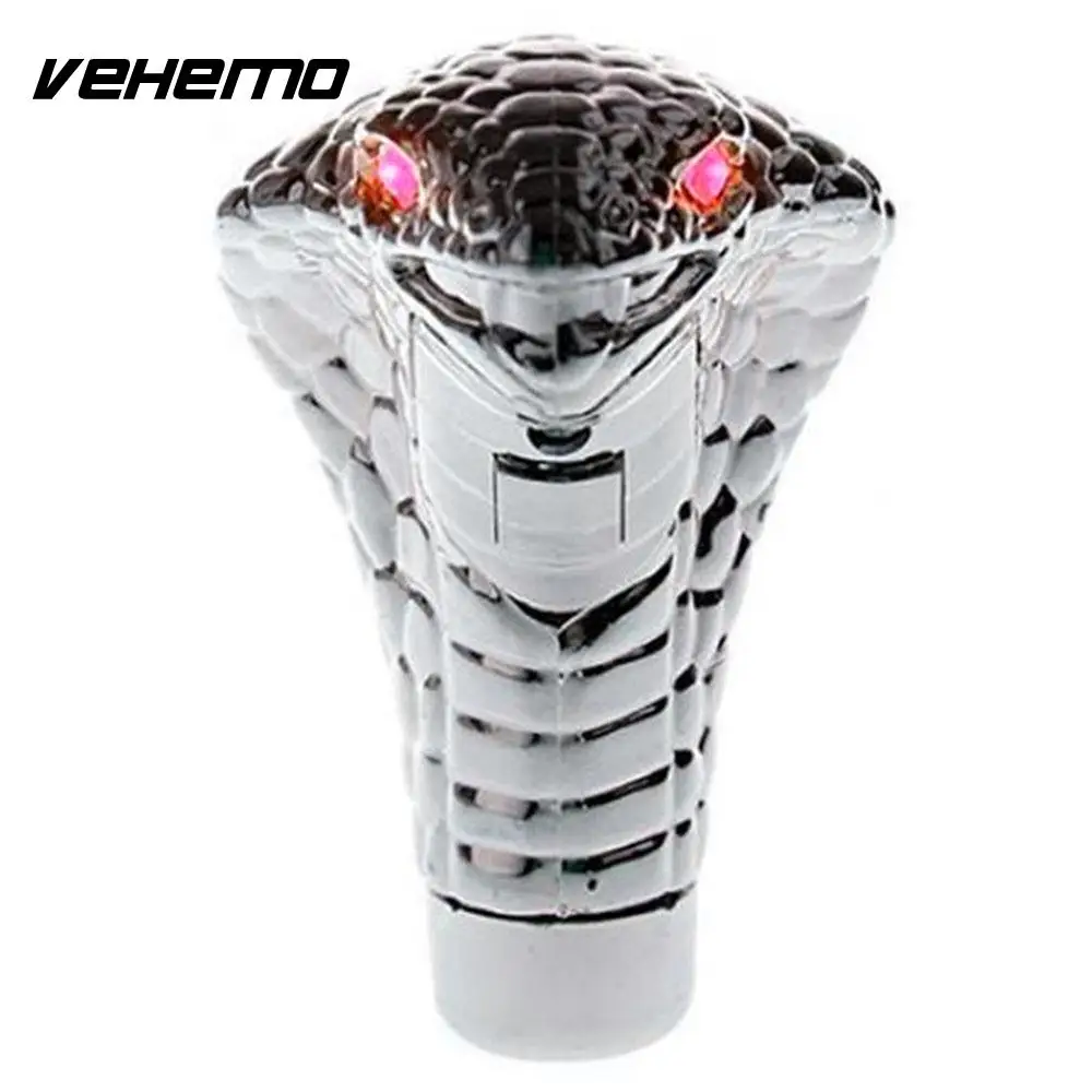 

Cobra LED Eyes Portable Auto Gear Shift Knob Knob Cover SUV Gaitor Boot Car Gear Shift Knob Creative Lever