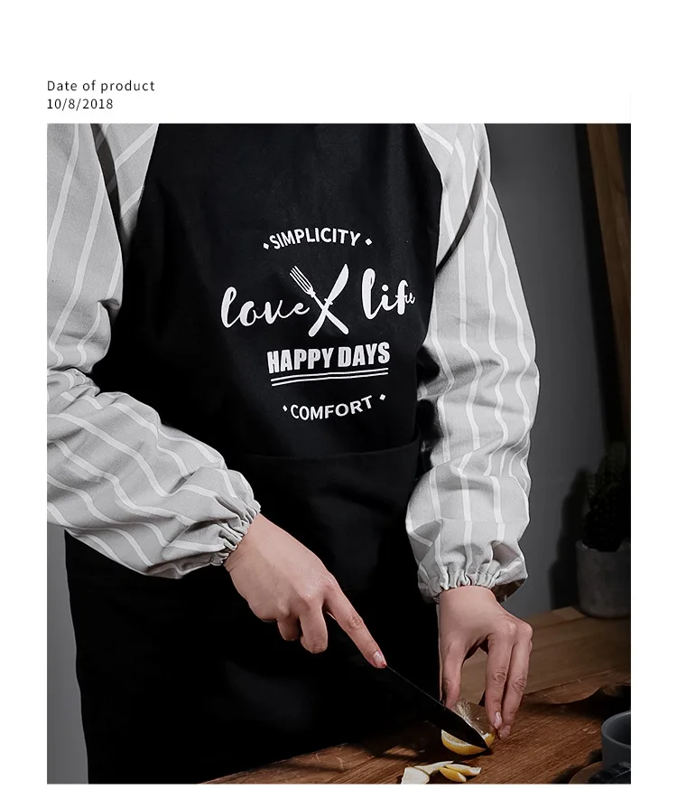 6 Simplicity Style Kitchen Apron Cooking Baking Shop Skirt Bibs Cafe Flower Shop Hairdresser Overalls Avental Home Pinafore Schort