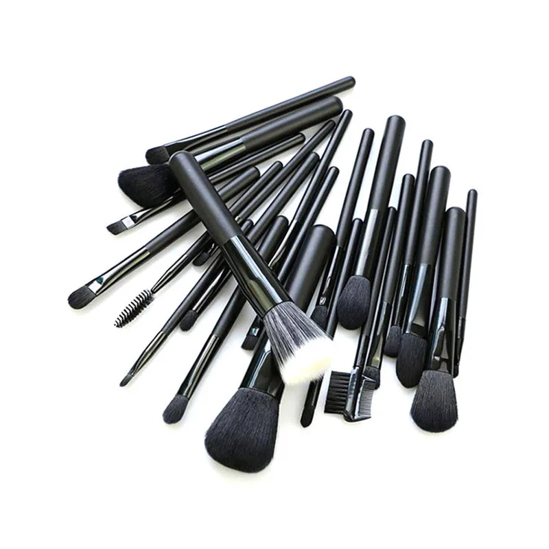 

AiceBeu Professional 24 Pcs Black Makeup Brush Brushes Set Kit Tools Pinceis Cosmetic Eyeliner Lip Foundation Powder Soft Brush