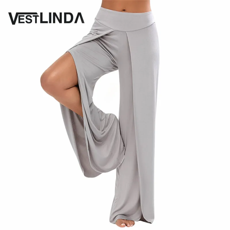 wide leg flowy trousers