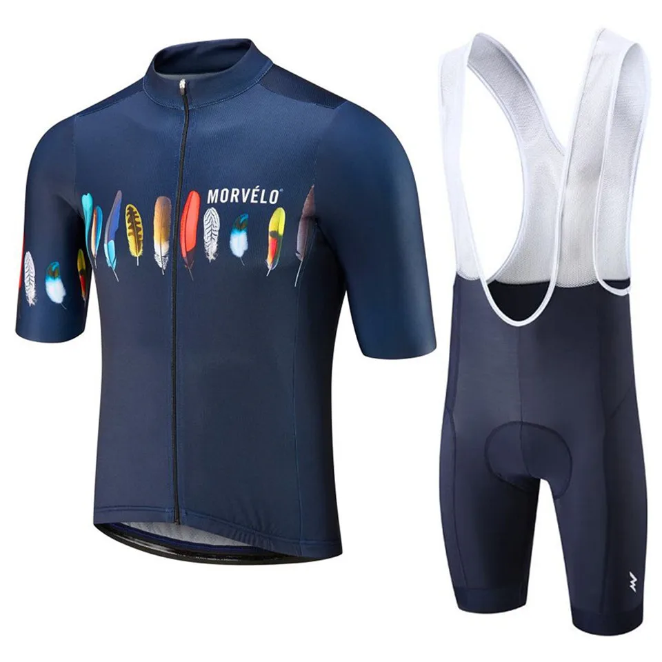 Велосипедная майка MORVELO Maillot Ropa Ciclismo Hombre Team велосипедная одежда быстросохнущая с коротким рукавом комплект MTB велосипедная одежда 9D GE